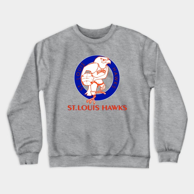 DEFUNCT - ST. LOUIS HAWKS 2 Crewneck Sweatshirt by LocalZonly